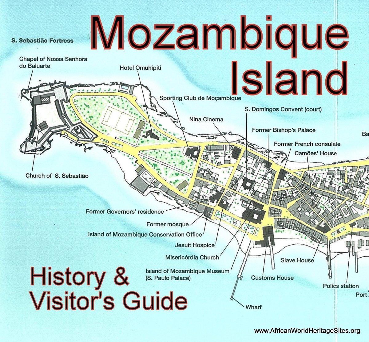 નકશો મોઝામ્બિક ટાપુ